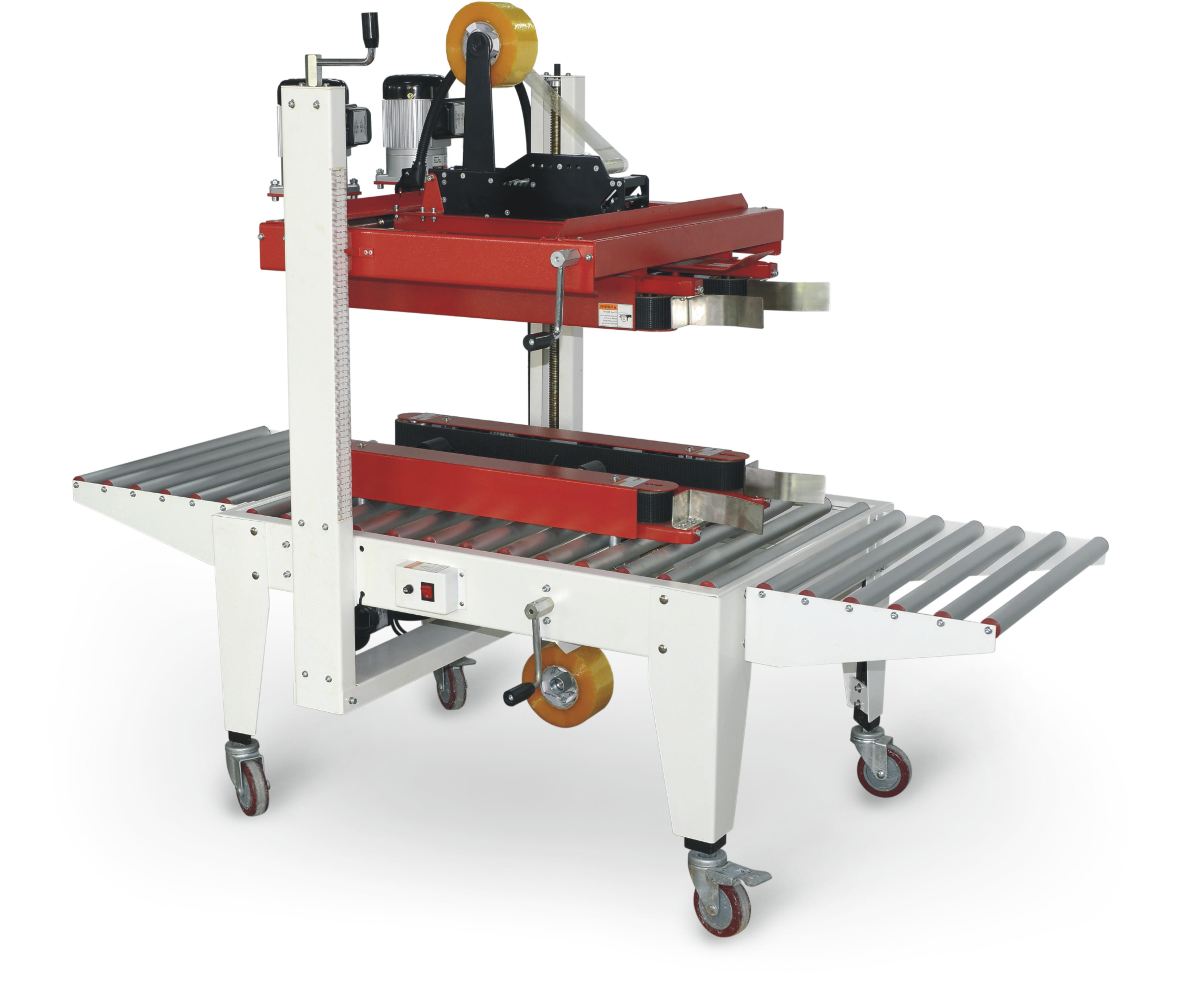 半自動上、下兩側(cè)驅(qū)動手動折蓋封箱機